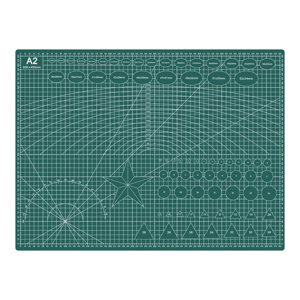 Divpusējs griešanas paklājiņš